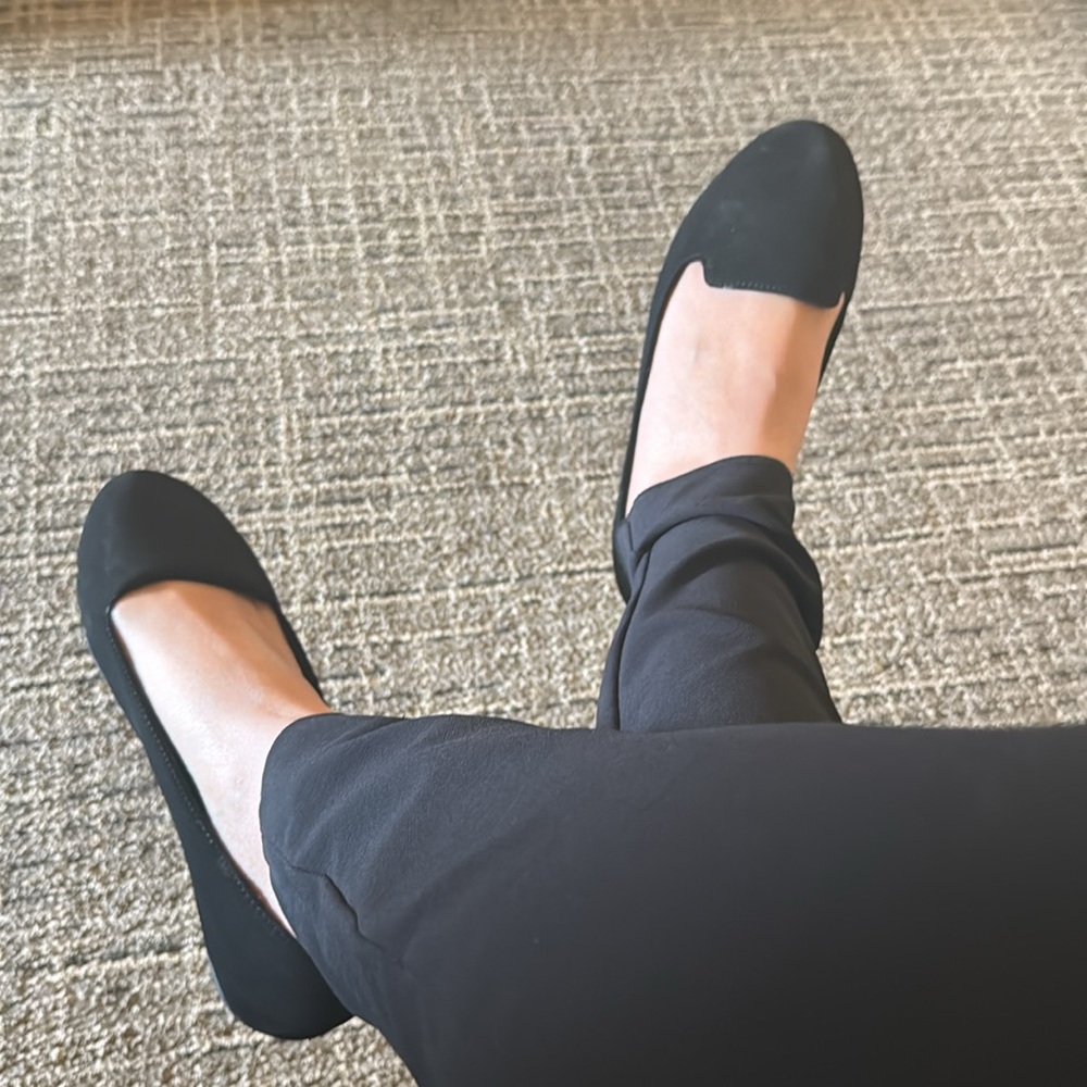 Stinky dirty used women’s flat shoes